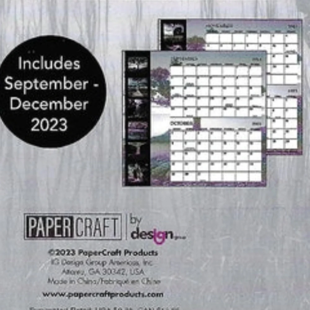 Timeless Landscapes 2024 Full Size Wall Calendar Planning Scheduling Organizing